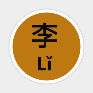 Chinese Surname Lǐ Magnet